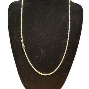 Giani Bernini Sterling Silver Diamond cut rope chain 20” Necklace